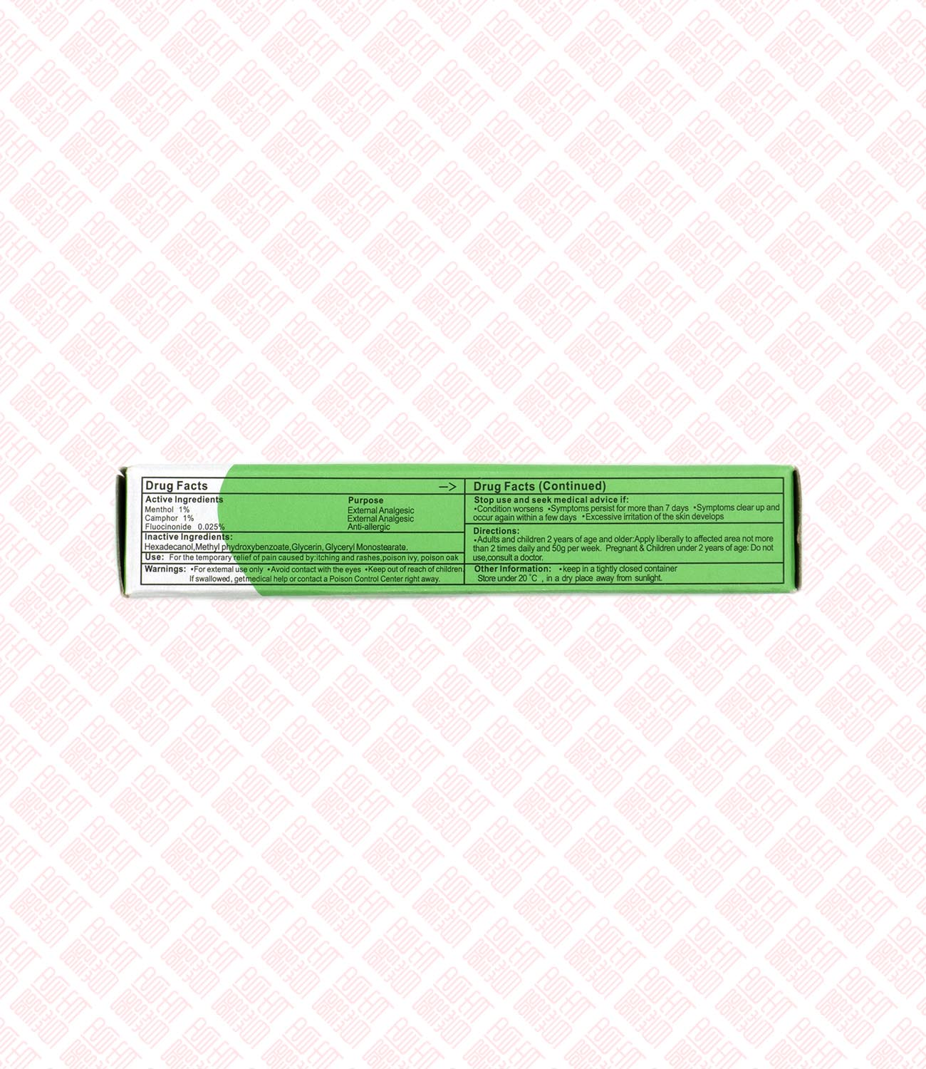 Fuqingsong Relief Cream 醋酸氟轻松软膏 UPC 6901986000081 Indochina Ginseng 印支参茸