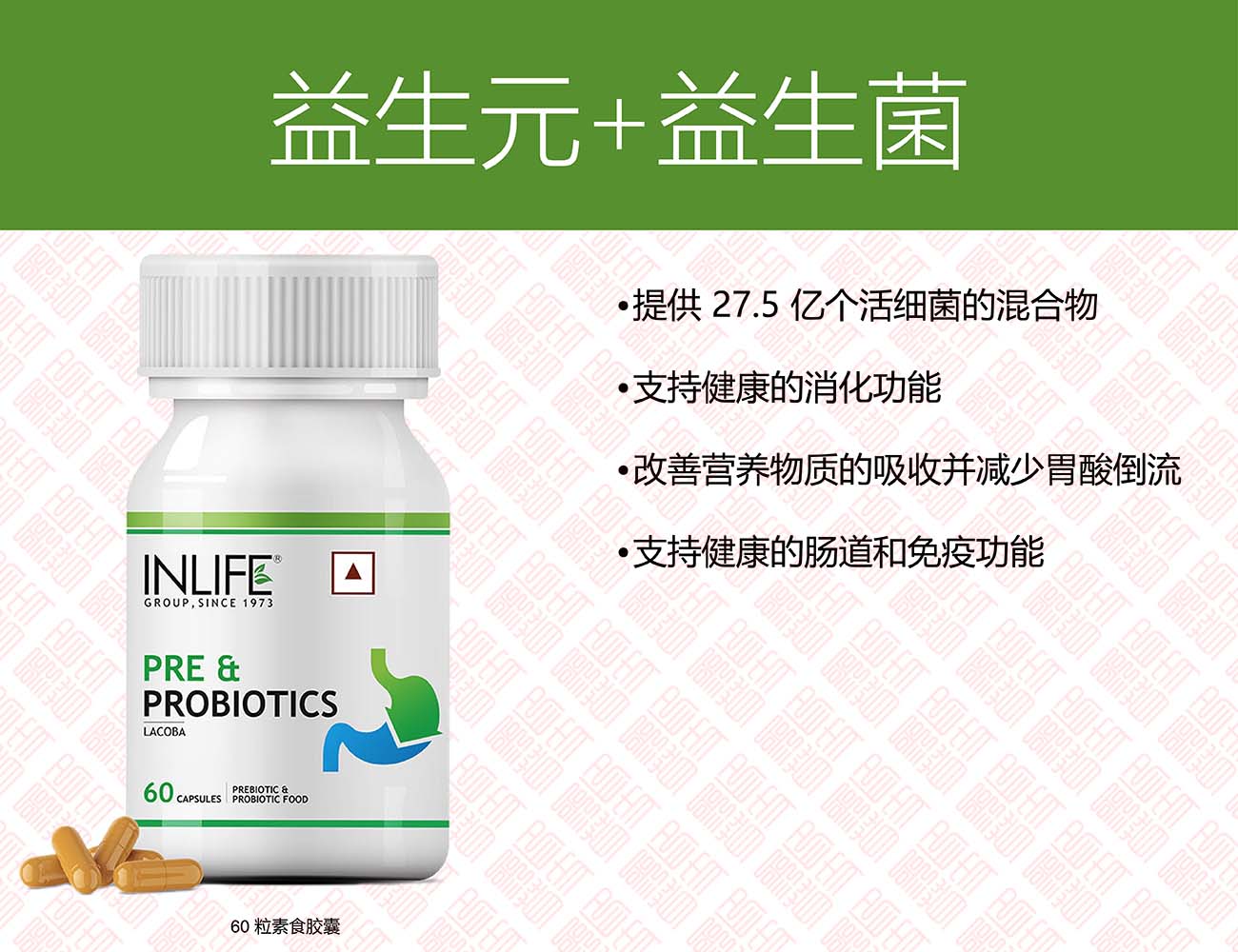 InLife Pre & Probiotics 益生元+益生菌