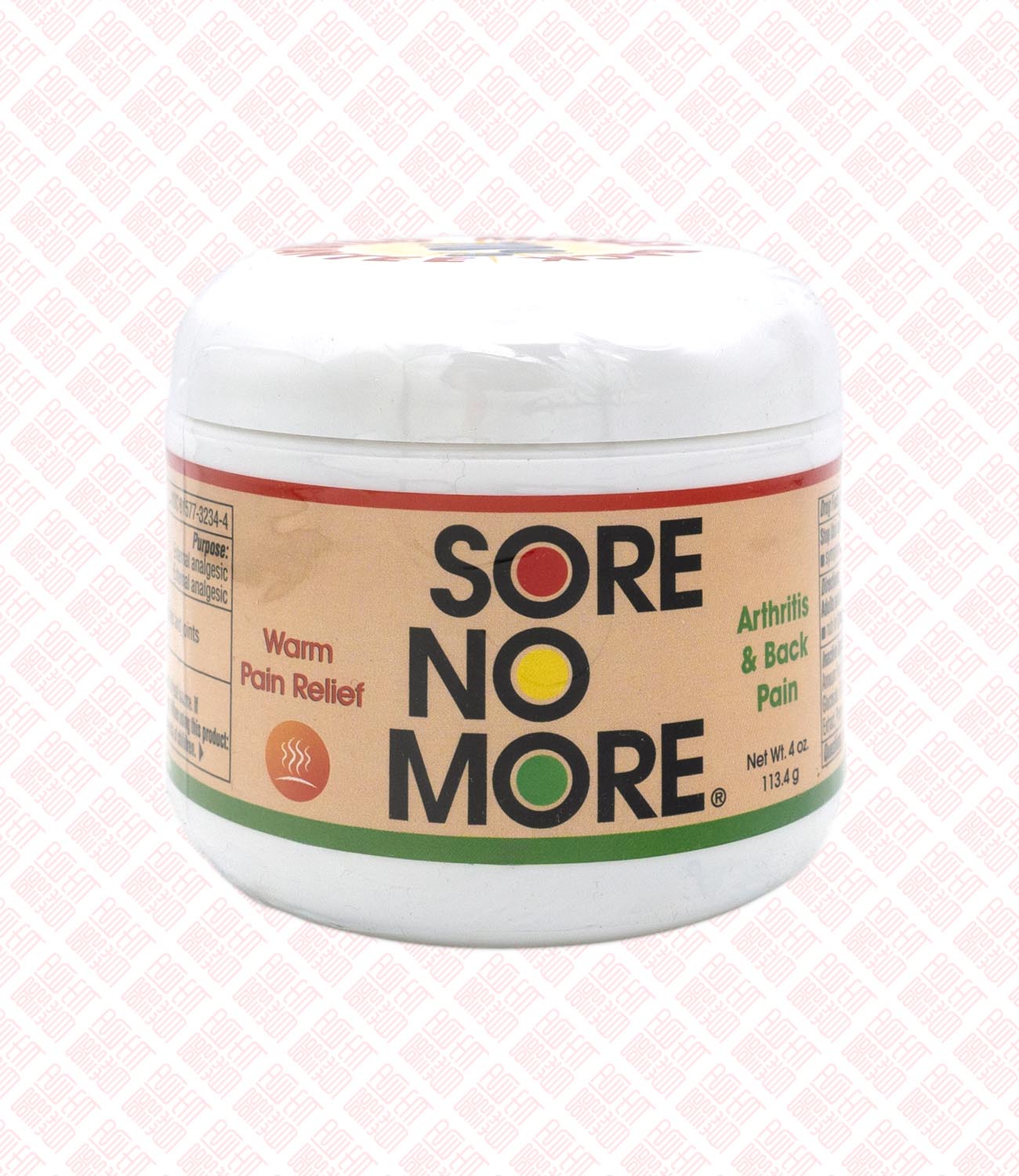 Sore No More 美国止痛膏 UPC 763669142046 Indochina Ginseng 印支参茸