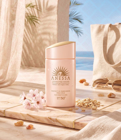 Anessa Perfect UV Sunscreen Mild Milk 防晒霜 Indochina Ginseng 印支参茸 UPC 4909978131586