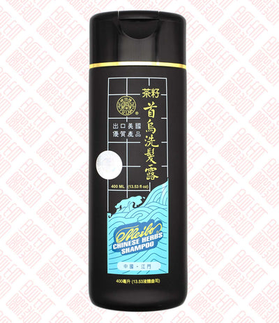 Meibo Tea Leaf Shampoo 茶籽首乌洗发露 Indochina Ginseng 印支参茸 UPC 049987015942