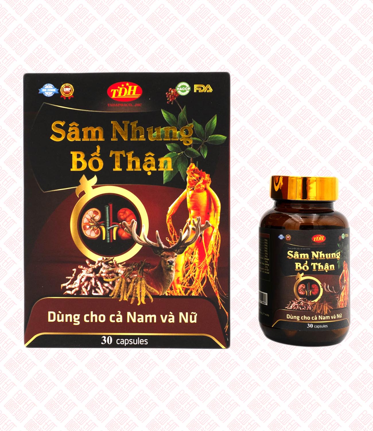 Sam Nhung Bo Than Circulation Support - Indochina Ginseng 印支参茸 - UPC 8936101599698