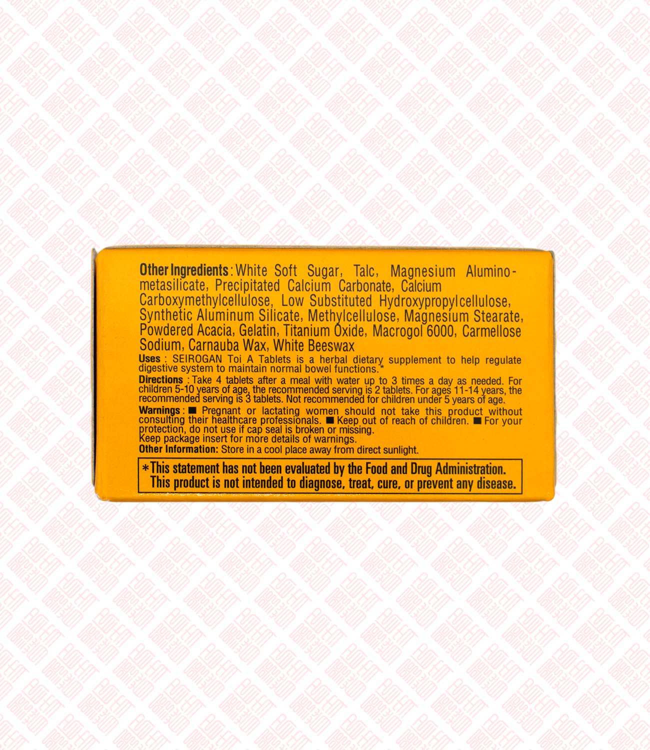 Taiko Seirogan Toi A 正露丸糖衣A UPC 039278960365 Indochina Ginseng 印支参茸