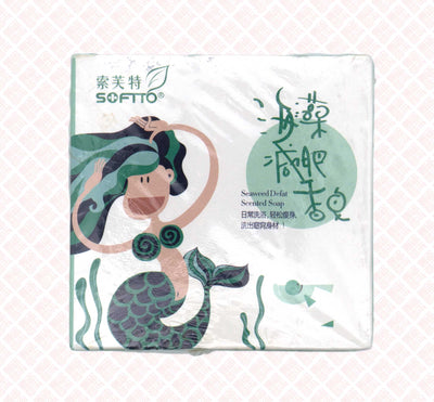 SOFTTO Seaweed Defat Scented Soap 素芙特海藻减肥香皂 UPC 6908332182613 Indochina Ginseng 印支参茸