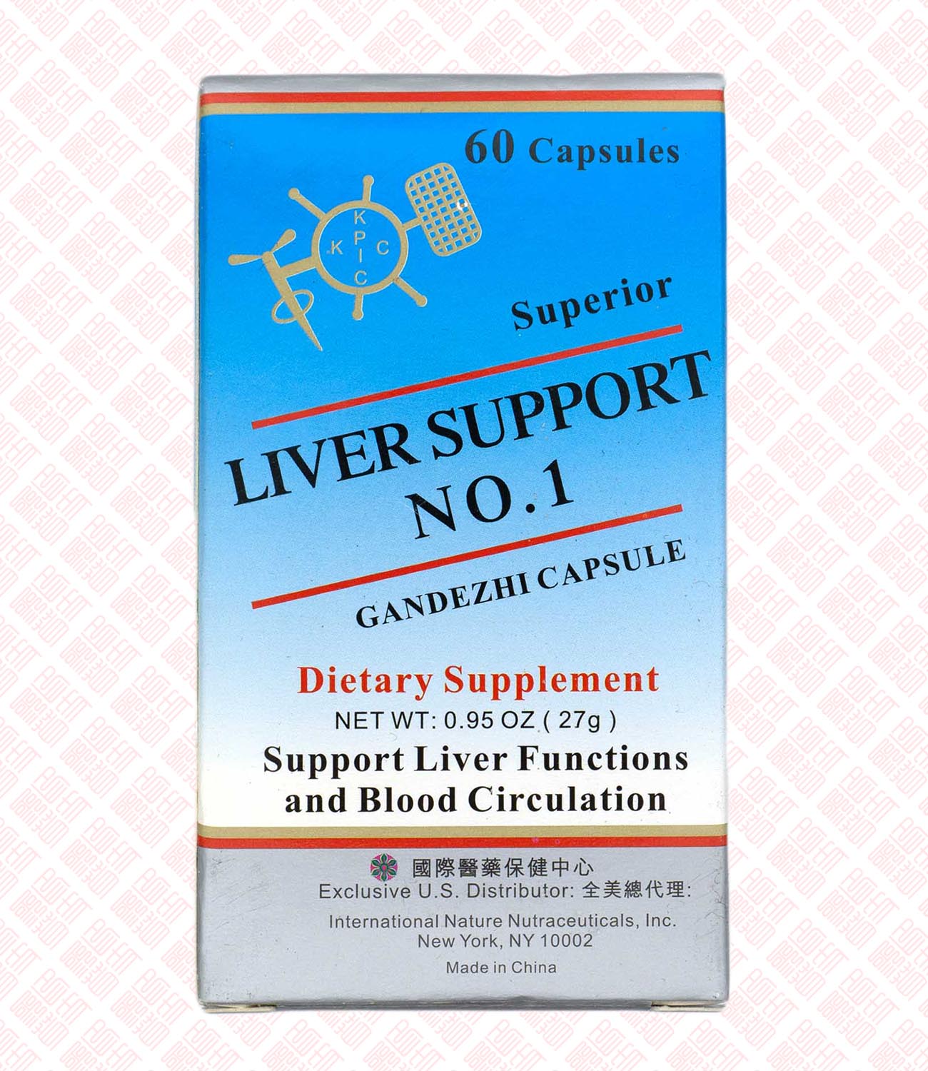 Liver Support #1 治肝1号 UPC 6901616204049 Indochina Ginseng 印支参茸